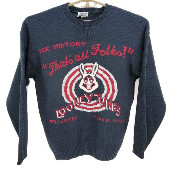 Iceberg Other - Iceberg Jeans That's All Folks Looney Tunes Shirt Unisex Large Made in Italy